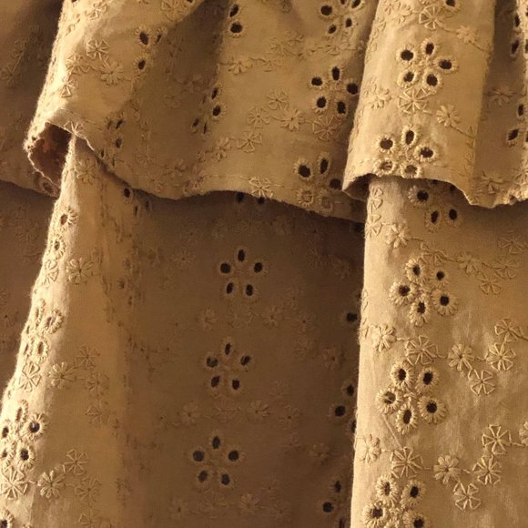 SO Smock Layer Ruffle Tube Top Size L - Picture 5 of 9